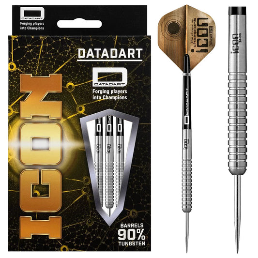 Datadart Icon Darts Set 24g Tungsten Steel Tip Elite Players