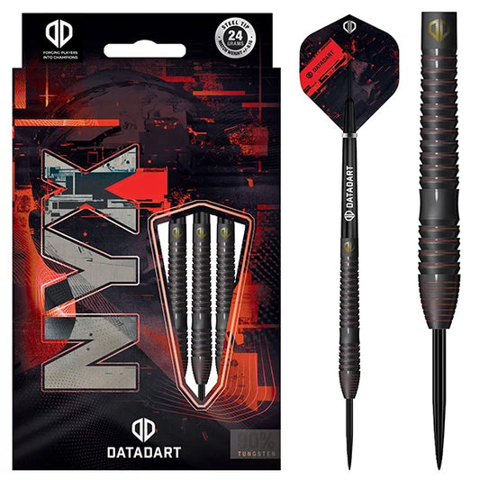 DataDart NYX 90% Tungsten Steel Tip Darts *New Release* 23g 24g 25g