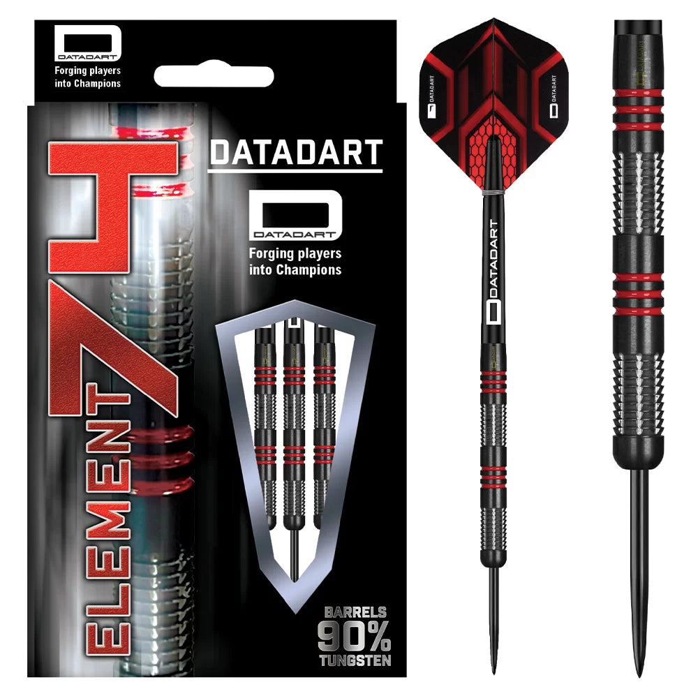 DataDart Element 74 90% Tungsten Steel Tip Darts 22g 26g