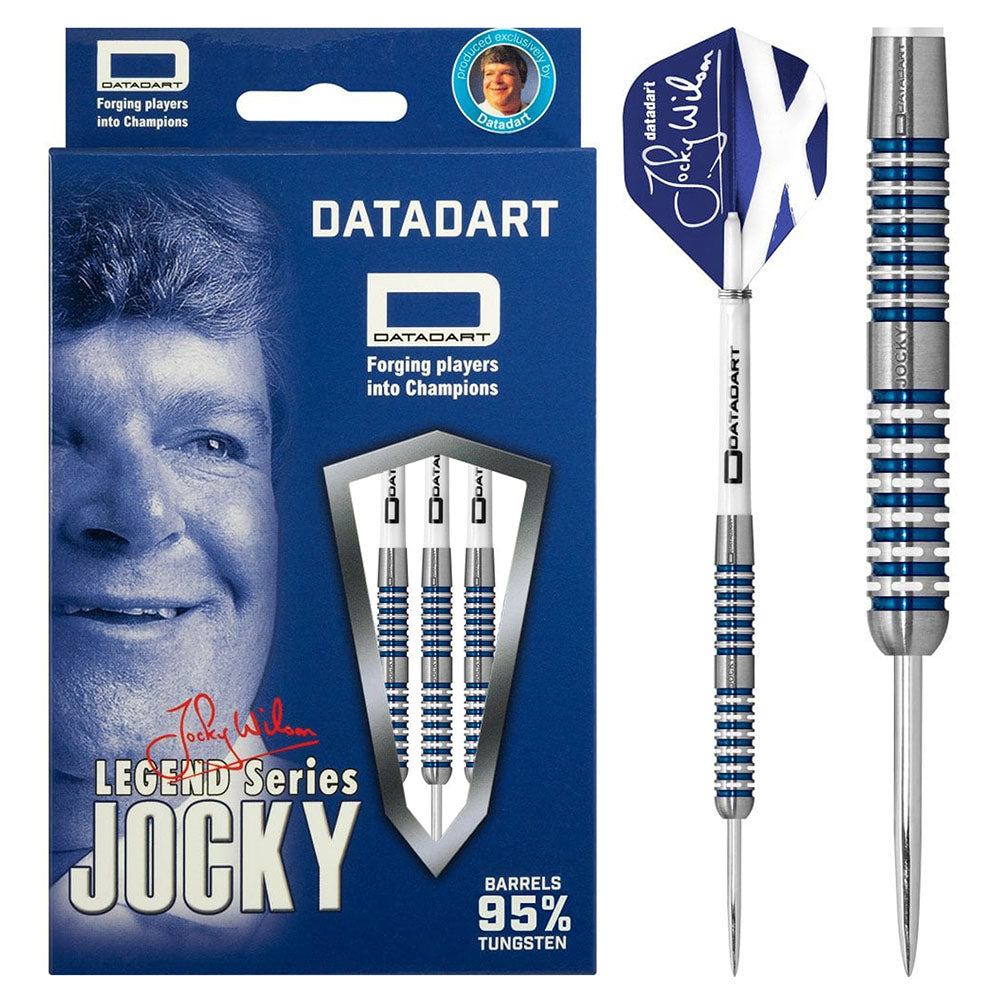 Jocky Wilson Legend Darts Set 22g 24g 26g 28g grams 95% Tungsten Datadart