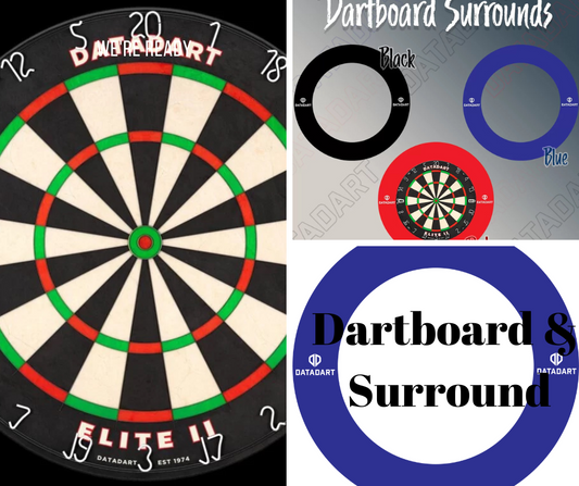 Datadart Dartboard with surround - professional quality for home use