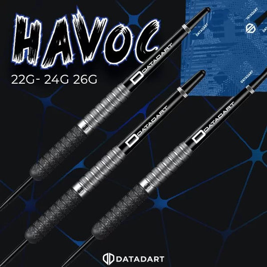 Datadart | Havoc Darts | Steel Tip | 90% Tungsten - 22g 24g 26g