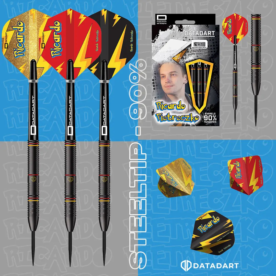 Ricardo Pietreczko 90% Tungsten Darts 21g 23g 25g