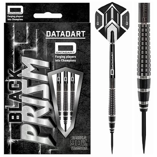 DataDart Black Prism 90% Tungsten Steel Tip Darts 22g 24g 26g